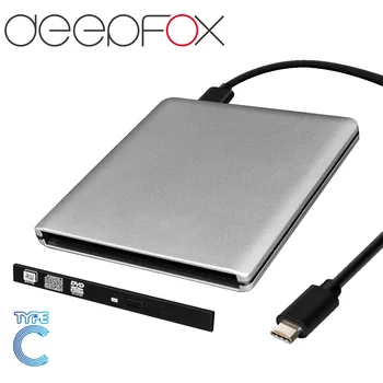 New sosire en-gros ODP95S Cazul Tip C Cablu USB 3.0 Extern, DVD-Rom Caz de 9.5 mm SATA Cabina pentru CD-uri DVD-RW
