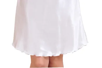 New Sosire Femei Vara Raionul Spaghete Curea cămașă de noapte Lenjerie Sexy Fierbinte de Vânzare de Culoare Solidă Sleepwear S M L XL XXL XXXL T01