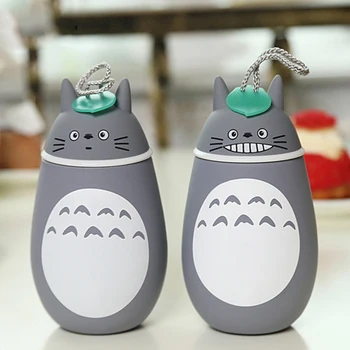 Noi 1BUC Anime vecinul Meu Totoro Izolate Cupa Drăguț Totoro Stereoscopic din Otel Inoxidabil Cana de Studenți Sticla de Copii Cadou