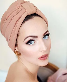 Noi femeile de lux arcul Turban Pălărie Elegant Chimioterapie capac detașabil bowknot