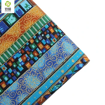 NOI Floral Albastru African Lenjerie de pat din Bumbac Tesatura Metru DIY Manual de Cusut Tesatura Mozaic Pentru Canapea Saci Rochie 145*50CM M45