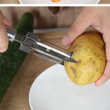 Noi Multifuncționale De Cartofi Morcov Cuțitului Tăietor De Legume Fructe De Tăiere Din Oțel Inoxidabil Pepene Galben Rindea Instrumente De Gadget-Uri De Bucătărie