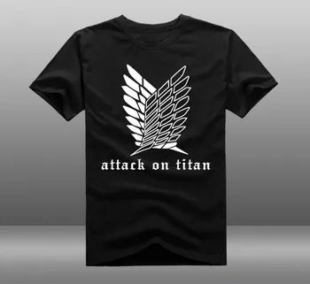 Nou Atac pe Titan T-shirt Cosplay Anime Jiyuu nu Tsubasa T-shirt Vara Bumbac Maneca Scurta