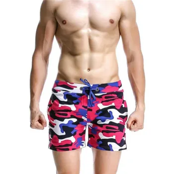 Noua moda de vara camuflaj corpul aproape boxeri portbagaj confort casual hosehold mai multe culori bărbați sexy fierbinte scurt