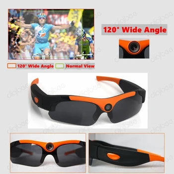 Noua Moda se Răcească Unghi Larg HD 1080P Camera Polarizat ochelari de Soare Ciclism în aer liber Sport Ochelari Inteligente Portabile Camera Mini DV DVR