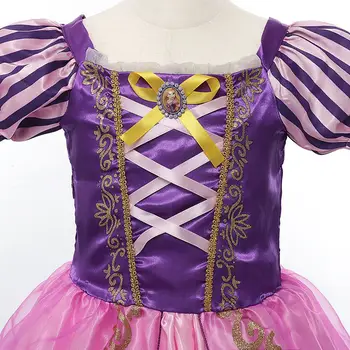 Nouă Fete Cenusareasa Rochii Copii Alba ca Zapada Rochii de Printesa Rapunzel, Aurora Petrecere Costum de Halloween Rochie copii