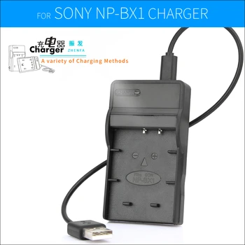 NP-BX1 NPBX1 Încărcător de Baterie pentru Sony RX1 RX1R RX100 HDR-AS10 AS15 AS20 AS30 AS100 AS200 CX240 CX405 HX50 HX60 HX300 HX400 WX350