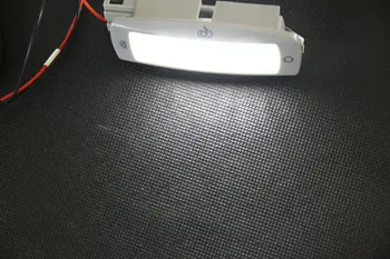 O Pereche de LED-uri 3528 SMD LED Acoperiș/plafonieră Becuri de 6000K Alb Rece Pentru Skoda Fabia, Superb, Yeti Alhambra, Leon, Toledo
