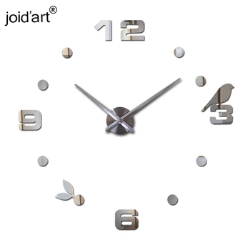 Oferta Speciala Noua De Vanzare Ceas De Perete Ceasuri Reloj De Pared Horloge Ceas Mare Decorativă Acrilică Oglindă Cuarț Camera De Zi