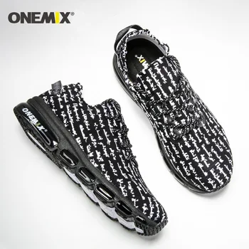 ONEMIX Primăvară Respirabil Antialunecare Moale Pantofi sport Barbati Pantofi Sport Running Adidasi Alergare Barbati Pantofi de Dimensiuni Mari 5-12