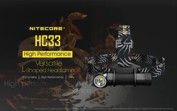 Original Faruri Incarcator HC33 CREE XHP35 CONDUS 1800 lumeni Înaltă Performanță Far+Incarcator 18650 baterie 3500mah