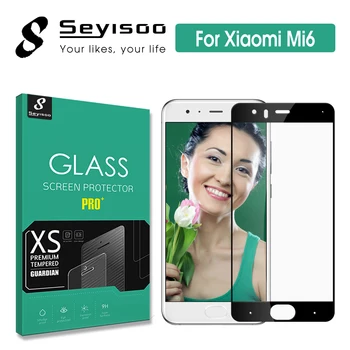 Original Seyisoo Brand Complet Capacul Protector de Ecran Tempered Glass Pentru Xiaomi Mi6 Xiomi Km 6 Xiaomi6 0,3 mm 9H 2.5 D Film