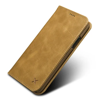 Original XOOMZ din Piele Portofel Caz Pentru Apple iPhone X Epocă de Lux Magnetic Flip Cover Cazuri de Telefon Pentru iPhone X Caz