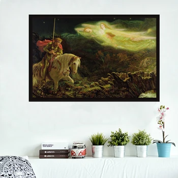 Panza printuri imagine clasică, pictură în ulei Eroic soldați și îngerii fine living room decor de arta