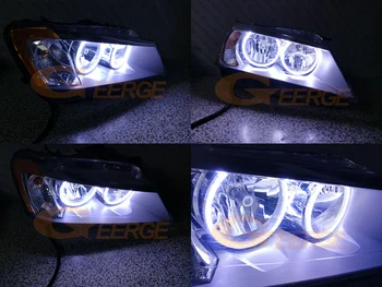 Pentru BMW X3 F25 2010 2011 2012 2013 cu HALOGEN FARURI Excelente de iluminare Ultra luminos led COB angel eyes kit halo inele