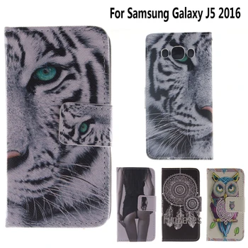 Pentru coque Samsung Galaxy J5 2016 Caz de fundas Samsung J5 2016 Caz Acoperire J510 SM-J510F 5.2 inch + Suport Card Holder