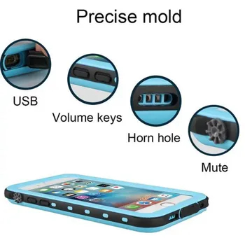 Pentru iphone7plus rezistent la Șocuri rezistent la Praf Înot Scufundări Caz Impermeabil Pentru Apple iPhone 7 Greu Telefonul Sac de Coajă în aer liber Acoperi Caz