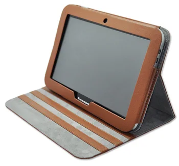 Pentru Lenovo IdeaTab A2109 9inch Tablet Stand Piele PU Caz Acoperire Cu Trei Etaj