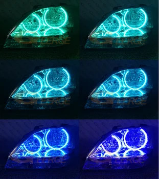 Pentru Lexus RX300 RX 300 1999 2000 2001 2002 2003 faruri Excelente Multi-Color Ultra luminos iluminare RGB LED Angel Eyes kit