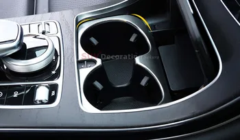 Pentru Mercedes-Benz V-Class W447 2016 Interior Inoxidabil Cana De Apa Titularul Cadru Trim