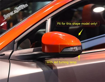 Pentru Toyota C-HR CHR 2016 2017 2018 ABS Mai mult de Moda Oglinda Retrovizoare Decor Benzi de Acoperire Cadru Trim / cu LED-uri Rândul său, Lumina
