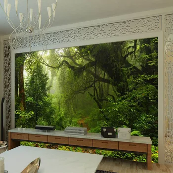Personalizate 3D picturi Murale Tapet Pădurilor Virgine Mari de Perete Tablou Modern Living TV de Fundal de Decor Fotografie Tapet Mural
