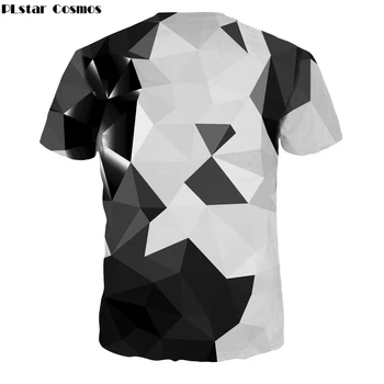 PLstar Cosmos Geometrie tricouri 2018 Moda de vara t-shirt artist Print Tee shirt Mens pentru Femei Harajuku tricouri topuri