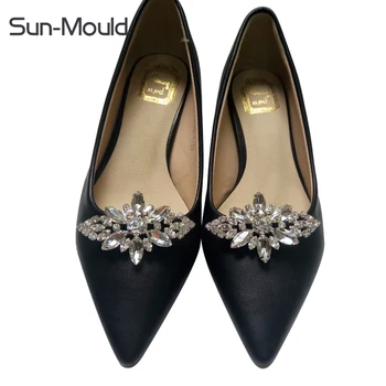 Rainstone pantofi farmecele de flori de mireasa cu toc pompe accesorii de cristal diamond clipuri pantofi de Moda de nunta de decorare catarama