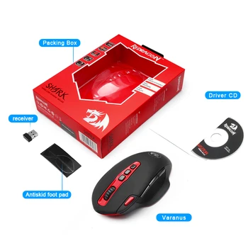 Redragon de Înaltă calitate fără Fir Mouse de Gaming PC 7200 DPI 10 butoane programabile 2.4 G Wireless conexiune pentru Desktop mouse-ul