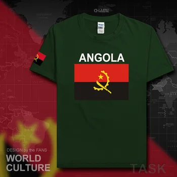 Republica Angola Angola mens t shirt 2017 tricouri națiune echipa tricou bumbac t-shirt săli de sport îmbrăcăminte teuri steaguri țară în URMĂ
