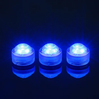 Rezistent la apa Submersibile led-vaza de lumină mini led alimentat de la baterie partid cu led-uri de lumină pentru plivitul decor petrecere
