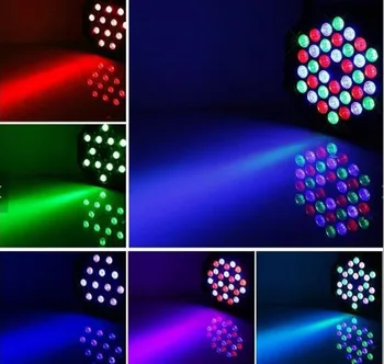 RGB/Etapa Lumina UV 36 LED-uri Par Lumina Disco DJ Iluminat dmx led par Club Partidul lumina Strobe AC110-240V