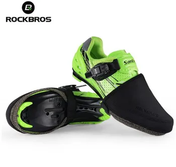 ROCKBROS Bicicleta Ciclism Pantofi Acoperi Windproof Rezistent la Abraziune Material Ține de Cald o Jumătate de Galoș MTB Biciclete Rutier Pantof Acoperă