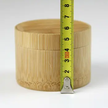 Runda de Bambus Proaspăt Oală de Ceai de Călătorie Portabil Ceai de Stocare de Caz Sigiliul Ambalajului Cutie de Cadou Primește Manual Mini Cutie de Cadou 1buc 7*5.5 cm