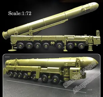 Rusia Plop Alb Intercontinental RT-2PM Vehicule de Lansare de Rachete 1:72 4D Plastic Culoare Asamblare Militar Model de Jucărie