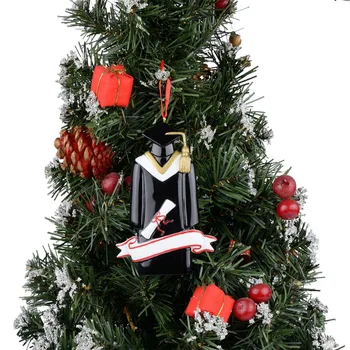 Rășină Lucios Absolvent Personalizate Ornamente De Crăciun Folosit Pentru Schoold De Absolvire A Sărbători Suvenir Cadouri