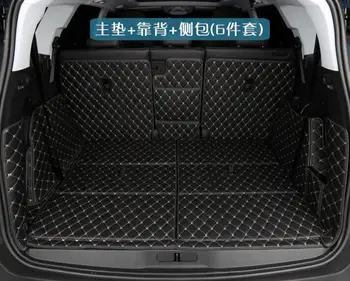 Se potrivesc Pentru Peugeot 5008 Linie de Marfă portbagaj covoras mocheta Covorase interior din piele pad auto-produse de styling, accesorii