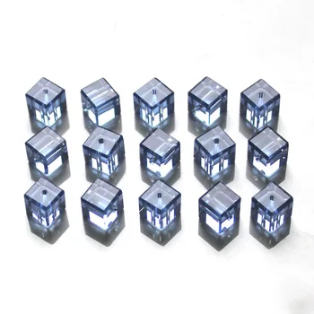 Shangquan Multi Color Crystal Square Margele Pentru a Face Bijuterii Decorative din Sticla DIY Margele Material Cub de Cristal Margele de 8mm
