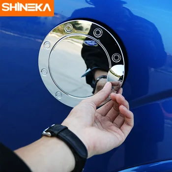 SHINEKA Chrome 3 Culori ABS Combustibil a Capacului Rezervorului de Gaz Usa Capac Ulei Capac Usa Autocolant pentru Ford F150