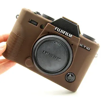 Silicon de înaltă Calitate aparat de Fotografiat Caz Capacul Sac pentru Fujifilm X-T20 XT20 X-T10 XT10 Camera În 4 Culori,Livrare Gratuita Geanta din Piele de Caz