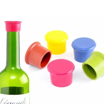 Silicon reutilizabile Vin Bere Capac de Sticla cu Dop de Bucătărie Acasă Bara de Instrumente Bea Saver LX1370