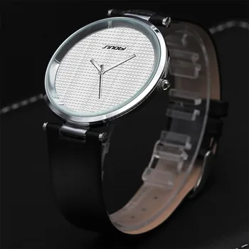 Sinobi Japonia Subțire Designer Curea din Piele Mens Watch Top Brand de Lux Cuarț Încheietura Ceasuri Cuarț ceas de Ceas Masculin reloj hombre
