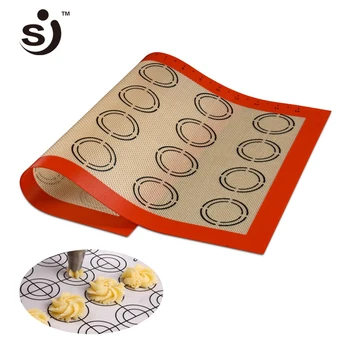 SJ 42*29.5 cm Saltea de Coacere Non-Stick Pad Silicon Foaie Bakeware patiserie Instrumente de Rulare Aluat Mat pentru Tort Cookie Macaron slipat Kit
