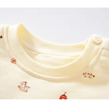 SlinBo Iarna Matlasat Haine pentru Copii Set Homewear Copii Băieți Fete Gros Super Cald Topuri de Bumbac și Pantaloni 9-24M 3-8 Ani V057