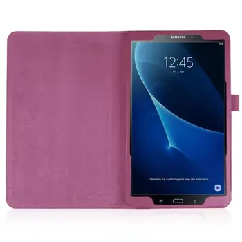 Smart Litchi Stil Piele PU Stand Tableta Caz Pentru Samsung Galaxy Tab 10.1 2016 T580 Caz Flip Cover Pentru Tab-UN LTE/Wifi T585