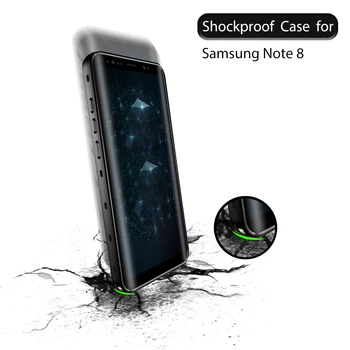 Snowproof Impermeabil Scufundări Fotografie Caz Acoperire pentru Samsung Galaxy Nota 8 telefon Mobil rezistent la Apa cazuri
