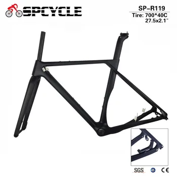 Spcycle 2018 Nou Model de Carbon Drum MTB Pietriș Bicicleta Cadru Full Carbon Pietriș de Cadru de Biciclete Cyclocross Disc Biciclete Rutier Frameset
