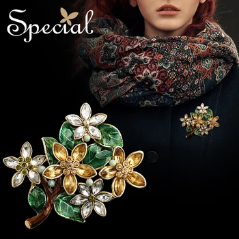 Speciale de Brand de Moda de Aur Copac Broșe pentru Rochii European Email Ace de Brosa Mare Vintage Cadouri pentru Femei XZ141101
