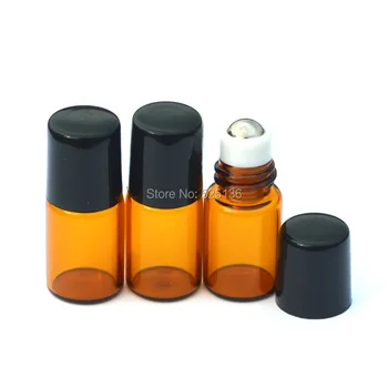 Sticle cu role 50pcs 2ml rola pe rola sticle de uleiuri esențiale roll-on reîncărcabile sticla de parfum deodorant containere