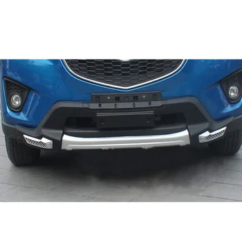 Styling auto prelungire Bara Fata Protector Cap de Bara Garnitura Pragului Pentru Mazda Cx-5 Cx5 2012 2013 -2016 Abs Cromat Accesorii Auto 1 buc